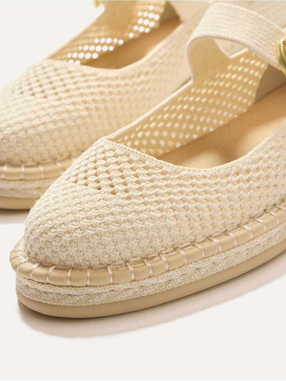 Rothy's The Espadrille Mary Jane Flats in Jasmine - Picture 7 of 15